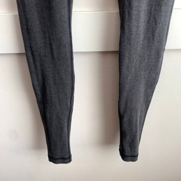 Lululemon Heathered Black Roll Down Wunder Under Pant - Picture 10 of 10